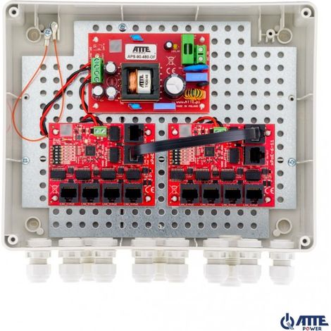 SWITCH POE ESTERNO A 10 PORTE ATTE IP-9-11-L2