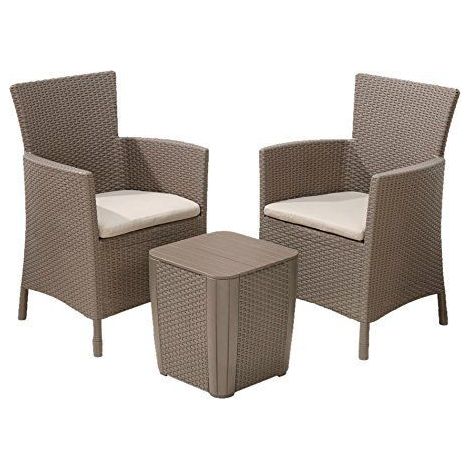 Ensemble de fauteuils avec table Iowa de couleur cappuccino Keter (1/7)