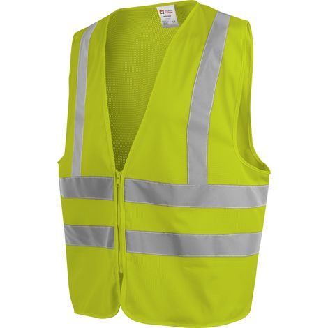 Gilet haute-visibilité LUMEN jaune en tissu mesh Würth MODYF XXL/3XL (1/4)