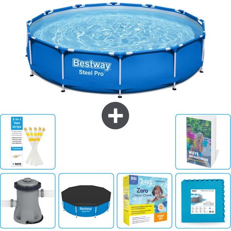 Bestway Steel Pro Rund - 305x76 cm - 7-teilig S276