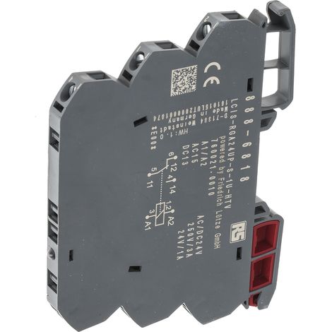 RS PRO Relais sans accrochage 1 RT, bobine 24V c.a. / V c.c. Rail DIN ( Prix pour Paquet de 5 ) (1/3)