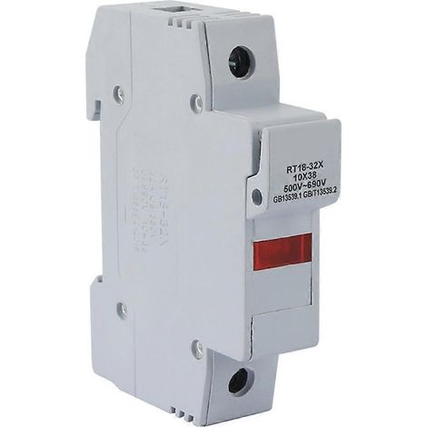 1P RT18-32X Sicherungshalter, 380 V AC, 32 A, einpolig, DIN-Schienenmontage, 10 x 38 mm Sockel (1/5)