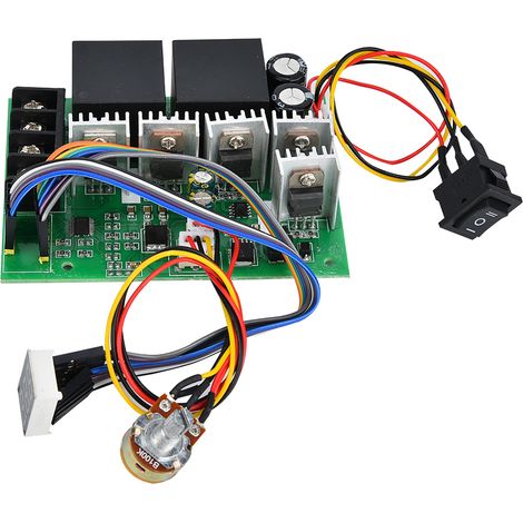 PWM-Drehzahlregler für Gleichstrommotoren, CW/CCW-Schaltung, 0100%, 80A, 12V/24V/36V/48V (1/5)