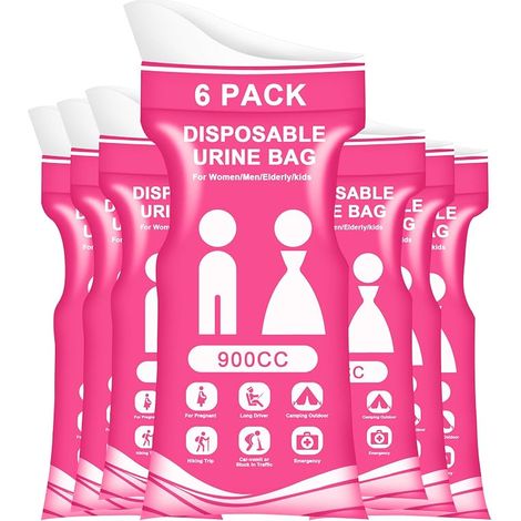 Sacs à urine jetables pour le camping Pot de voyage portable anti-fuites et anti-odeurs (1/5)