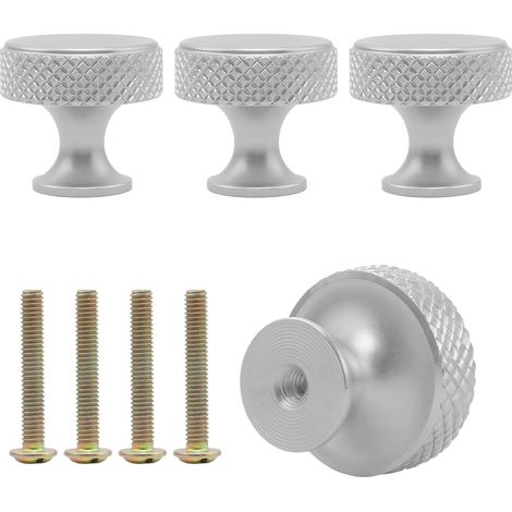 4 Pièces Bouton Meuble,Boutons de Portes pour Placards, Antidérapant Poignée Armoire, Comprend 4 Vis, pour Tiroirs, Armoires (1/5)