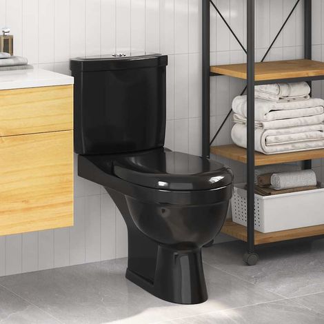 Inodoro WC con cisterna negro