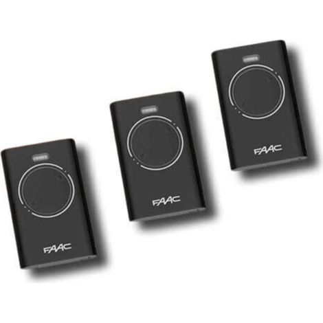 faac 3 x télécommande 2 canaux xt2 868 slh lr 7870091 (1/3)