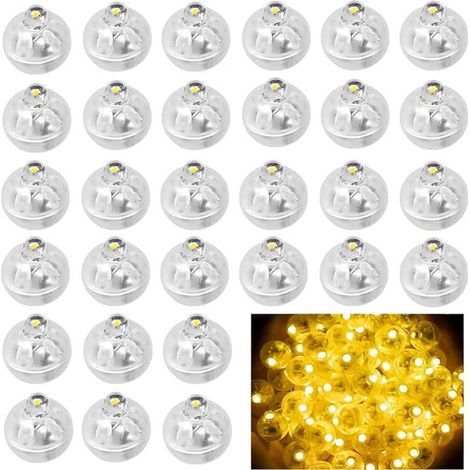 100 mini luci LED, luce calda, luci rotonde per feste, adatte per compleanni, matrimoni, lanterne di carta, Halloween e decorazioni natalizie. (1/5)