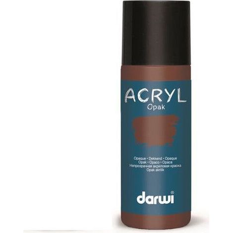 Peinture Acrylique - DARWI - DA0220080842 - Opaque - Sienne Brulée - 80 ML (1/2)
