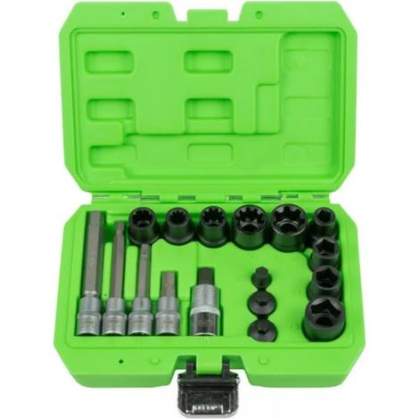 JBM 54135 Set di bussole per pinze freni 17 Pz.