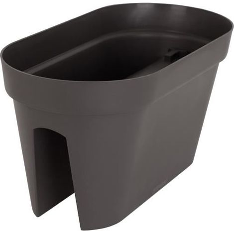Teva Capri jardinera rectangular gris antracita 26,8L