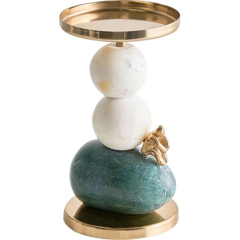Candle Holder KRIVODOL Marble 20 cm Multicolour