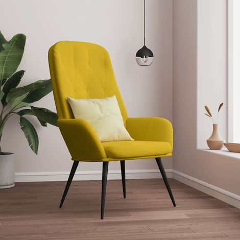 Relaxsessel Senfgelb Samt (1/5)