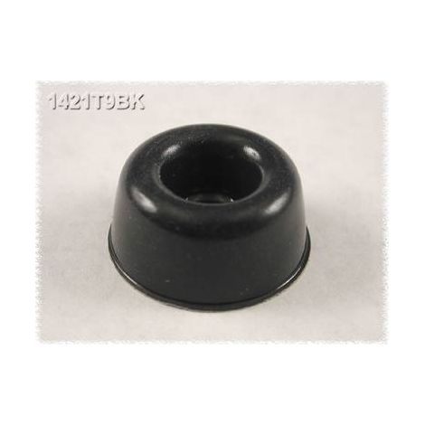 N/A Hammond Electronics 1421T9BK autocollant, rond noir (Ø x H) 22.3 mm x 10.2 mm 24 pc(s) (1/2)