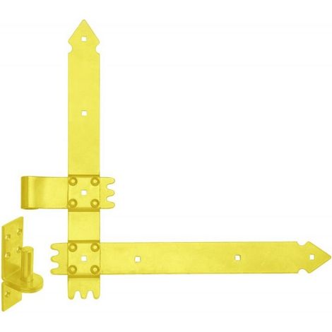 CERNIERA PER PORTA ANGOLARE, ZINCATA, 300 MM, 2 PEZZI - ZAW K 30ZN