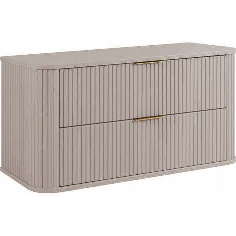 Armoires de salle de bain 100cm Beige Mat - Bois L/H/P 100/52/41cm ELEGANCE Meuble sous lavabo, Meubles de salle de bain, Meubles bas, Lavabo