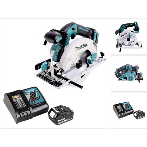 Makita DHS 680 RG1 scie circulaire portative sans fil 18 V 165 mm Brushless + 1x batterie 6,0 Ah + chargeur