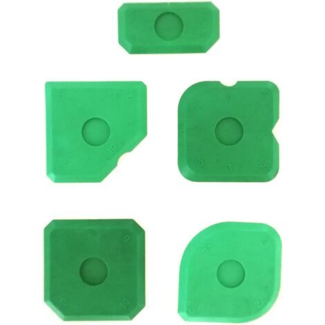 Lot de 5 Lissoirs à Joints，Lisseur Joint Silicone，Ensemble d'outils de Calfeutrage，Kit de Outil de Calfeutrage Silicone ，Spatule Joint Silicone，Pour Embellir les Joints de Carrelage