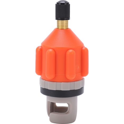 Adaptateur de Pompe pour Paddle Board, Gonflage Facile et Rapide, Portable et Étanche pour Planche de Paddle, Bateau Pneumatique, Couleur Orange (1/5)