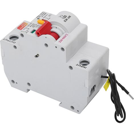 Intelligenter WLAN-Leistungsschalter mit Fernbedienung per Smartphone-App, PA66-DSM, flammhemmendes Gehäuse, AC220V (1/5)