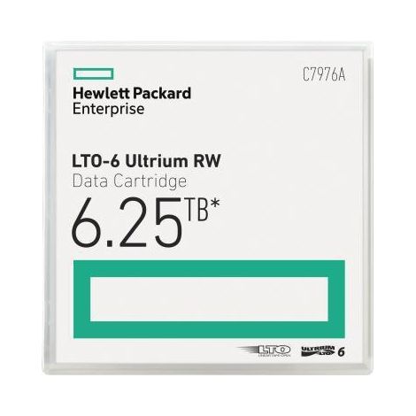 Cartouche de données HPE LTO-6 Ultrium 6,25 To RW (1/4)