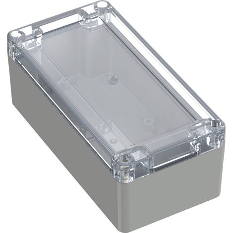 TRU COMPONENTS 6U07160806139 TC-13865140 Industrie-Gehäuse 160 x 80 x 60  Polycarbonat  Lichtgrau, T