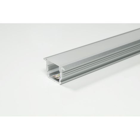 L&S LED Leuchtenprofil Manila IV Einbau 22x14x2500 mm Aluminium EV1