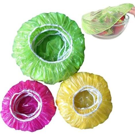 QORVA
-Accessoires cuisine et cuisson, 30 Pièces Couvre plat elastique réutilisable Sacs de Conservation Frais Couvercles de Couvertures Alimentaires élastiques pour Conservation de fraîcheur Légumes 