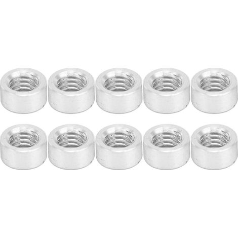 10 Stück runde Abstandshalter der Serie 3501 für Stützkonstruktionen, M4 x 0,7 mm