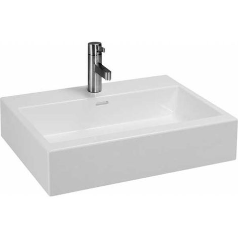 LAUFEN Living City Waschtisch, 1 Hahnloch mittig, mit Überlauf, (1/5)