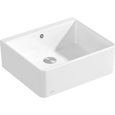 V&B Spülstein Einzelbecken 60 X Spülbecken, weiß alpin CeramicPlus (1/5)