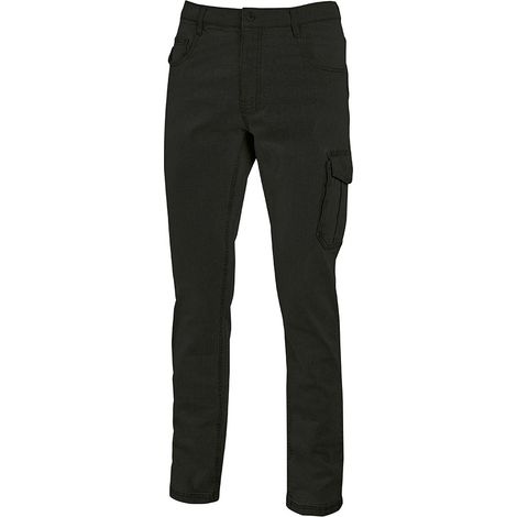 U-POWER JAM Resistant Arbeitshose Schwarz Carbon Black M