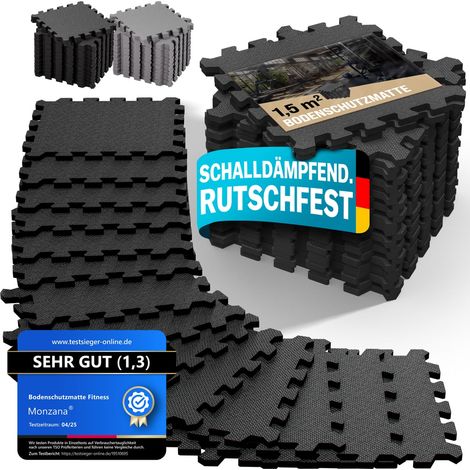 MONZANA® Tappeto Fitness 30x30 cm Tappetino Puzzle da Ginnastica Antiscivolo Schiuma Eva Allemamento Palestra 18 Stück (de)