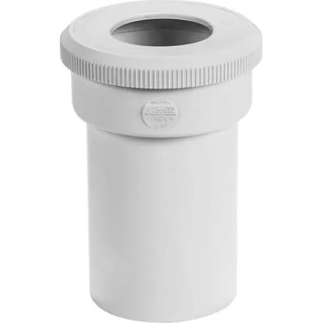 Manicotto wc rigido diritto maschio femmina in pvc ø 110 m/f NICOLL