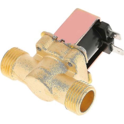 Électrovanne électrique en laiton 12" CC 12 V normalement fermée, compatible avec Water Control gx2024120521 (1/4)