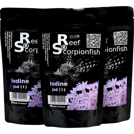 Iodio per pesci scorpione di barriera 50 ml, iodio per acquari marini