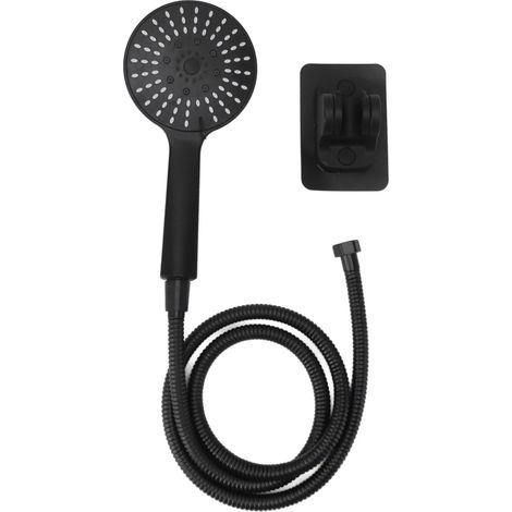 Kit de pommeau de douche 5 jets, pommeau de douche ABS haute pression avec support de flexible (1/5)