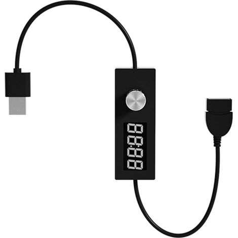 Câble de minuterie USB avec commande numérique, réglable sur 24 (1/5)