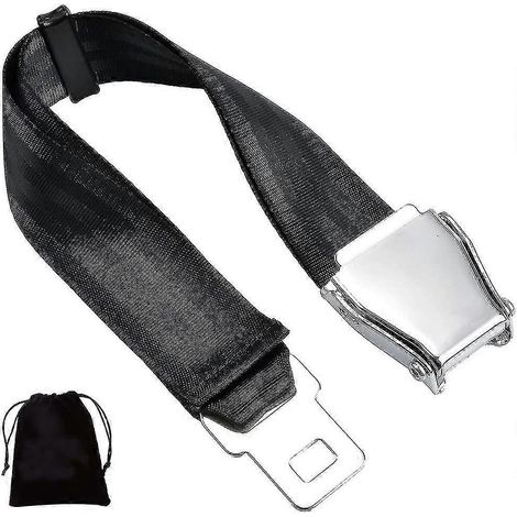 Rallonge de ceinture pour avion certifiée E4, réglable de 15,2 cm à 81,3 cm (1/5)
