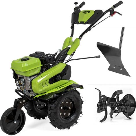 Vito – Motoculteur à essence 7CV 212 cm³ 5200W – Moteur 4 temps – Largeur de travail 70-85 cm – 2 vitesses avant + 1 arrière