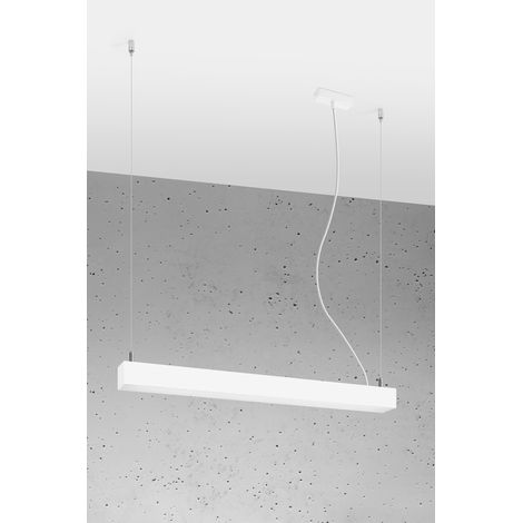 Suspension Pinne aluminium 1xLED Sollux (1/5)