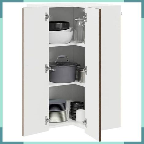 885522 Armoire de cuisine avec étagère Chêne brun 57 x 57 x 100 cm (1/5)