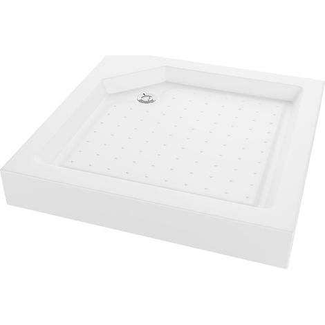 Mexen Rio plato de ducha cuadrado 90 x 90 cm, blanco - 45109090 (1/5)