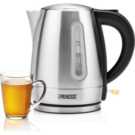 Hervidor Princess 01.236023.01.001 Gris Negro/Plateado Acero Inoxidable Plástico 2200 W 1 L (1/5)