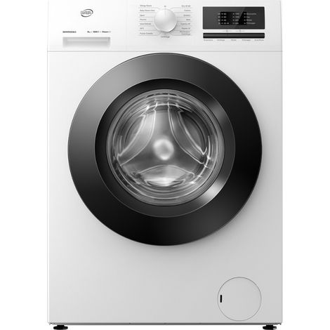 Lavatrice Daya DHW812IVA3 carica frontale 8 kg Inverter 12000 giri bianco classe A (1/4)