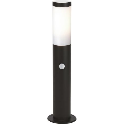 BRILLIANT Dody Außensockelleuchte 45cm Bewegungsmelder schwarz  1x A60, E27, 20W, geeignet für Normallampen (nicht enthalten)