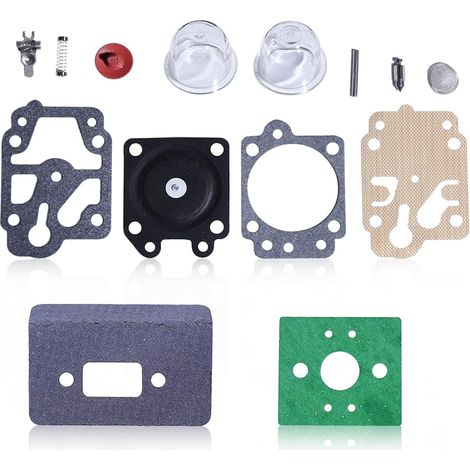 Kit de Réparation de Carburateur Pour Honda GX25 GX35 HHT35 HHT35S FG110 Tondeuse à gazon, Kit de Réparation avce Joint de Carburateur, Joint de Silencieux, Remplacement Pour ZAMA GND-83 (1/5)