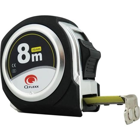 Nastro metrico - Custodia in ABS con rivestimento UV - 8 m (1/2)