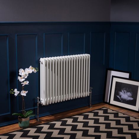WarmeHaus Traditional Radiator White Triple Panel 600x832mm