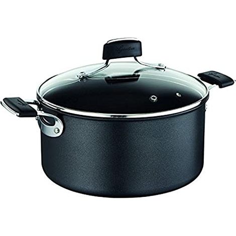 Casseruola antiaderente induzione Lagostina Tempra cm 24 con coperchio